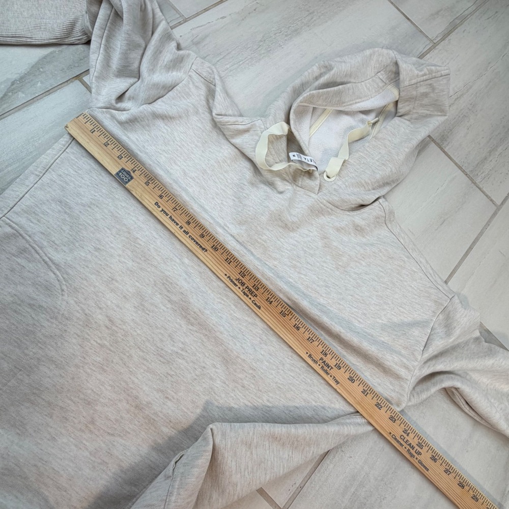 Athleta Purist Hoodie Tunic Oatmeal Heather Gray 599866-03 Womens Medium - Picture 4 of 8